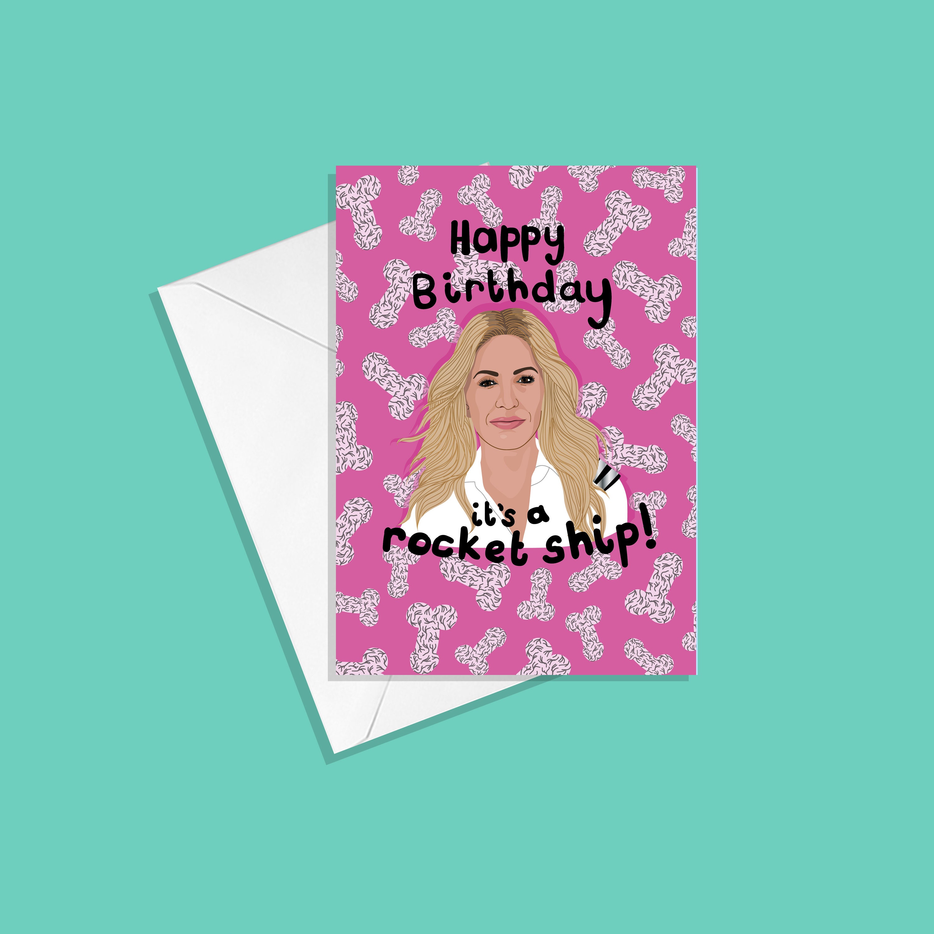 Below Deck Birthday Greetings Card Kate It's A Rocket Etsy