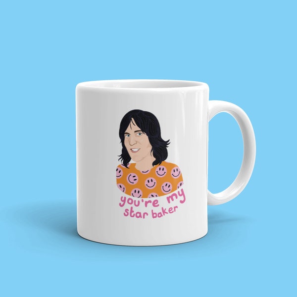 Noel Fielding Gift Mug - You're My Star Baker - GBBO - Great British Bake Off - Comedy Gift