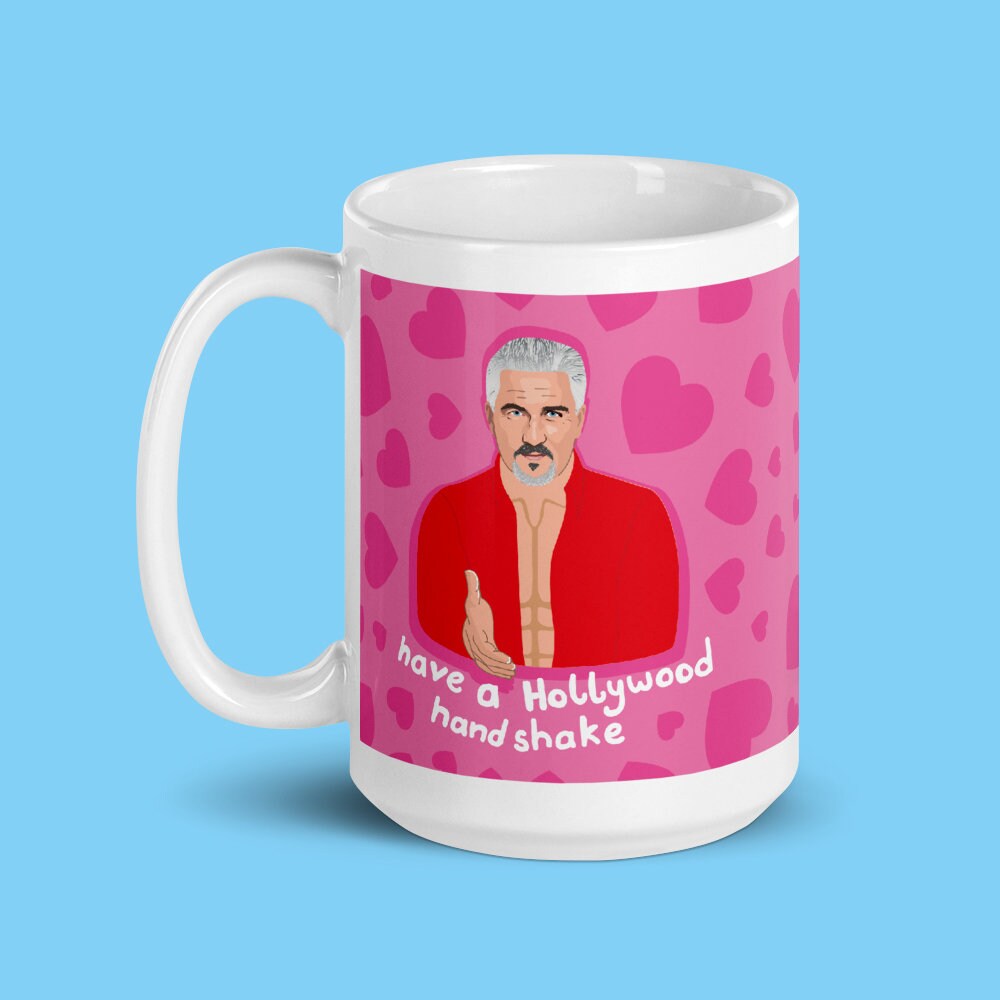 Paul Hollywood Gift Mug Hollywood Handshake GBBO Great Etsy