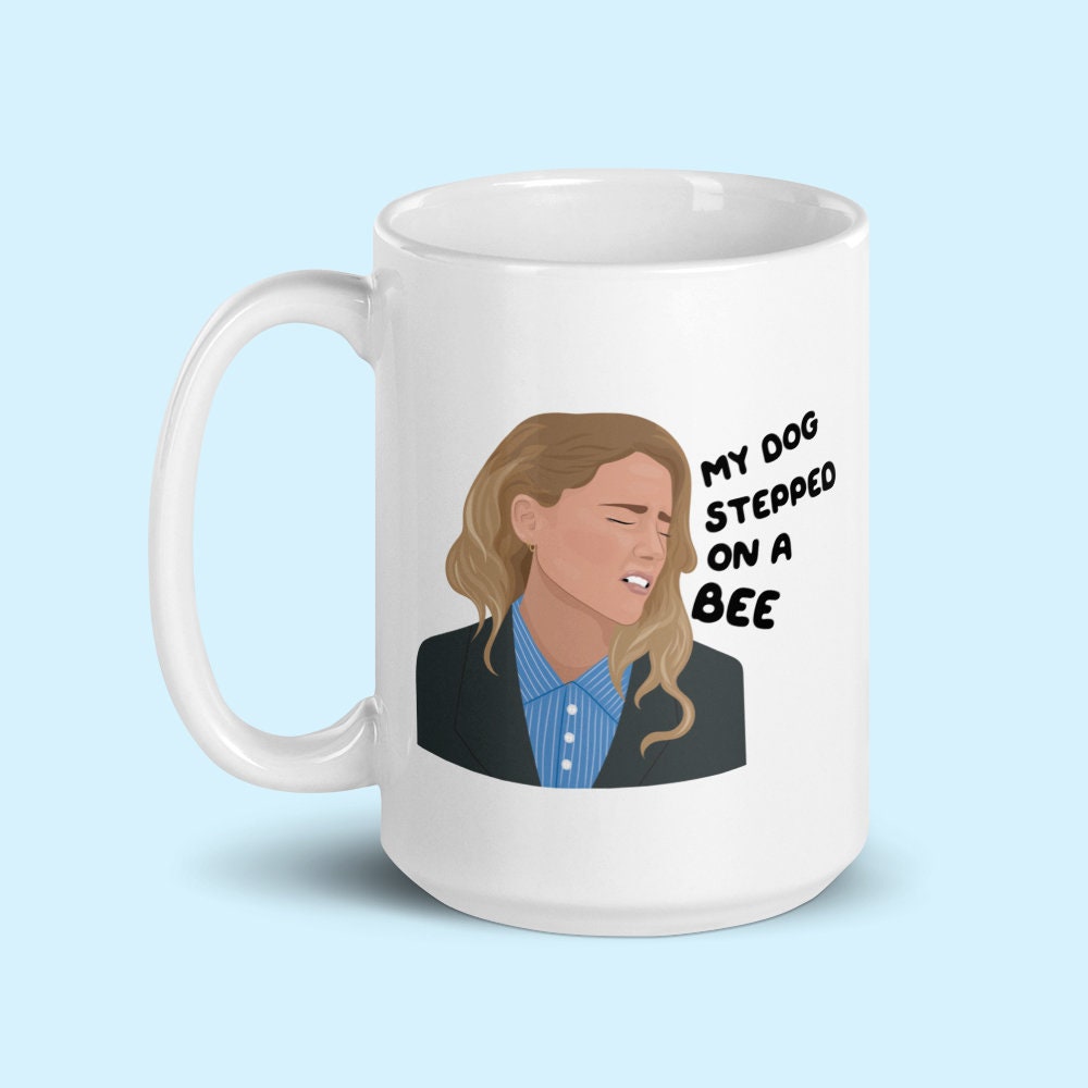 Amber Heard Funny Gift Mug My Dog Stepped on a Bee Meme -  Norway