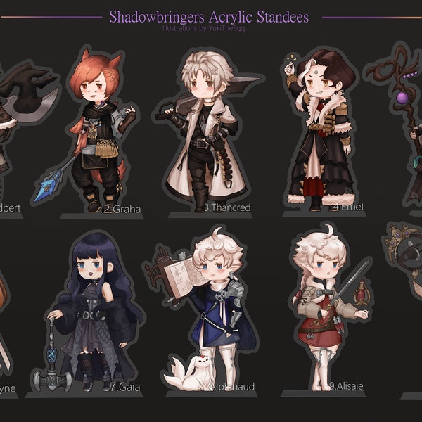 漆黒のヴィランズ アクリルスタンディ [FFXIV]