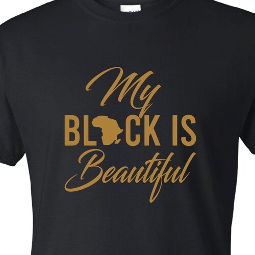 Melanin Tshirt Black Girl Magic Black is Beautiful Black Etsy