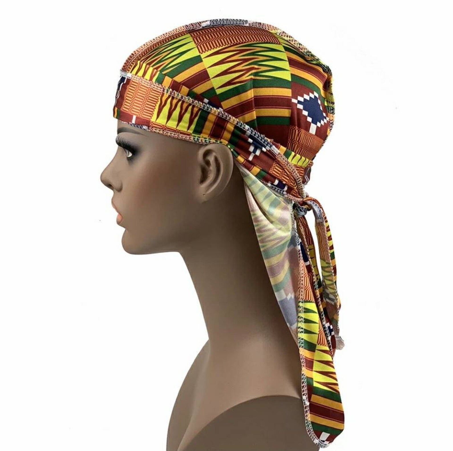 Unisex Silk Durag Ankara Silky Durags Wave Cap Etsy