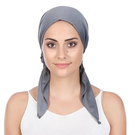 Damen Turban Hijab Chemo Mütze Kopftuch Schlafmütze Schlafhaube Kopfbedeckung 