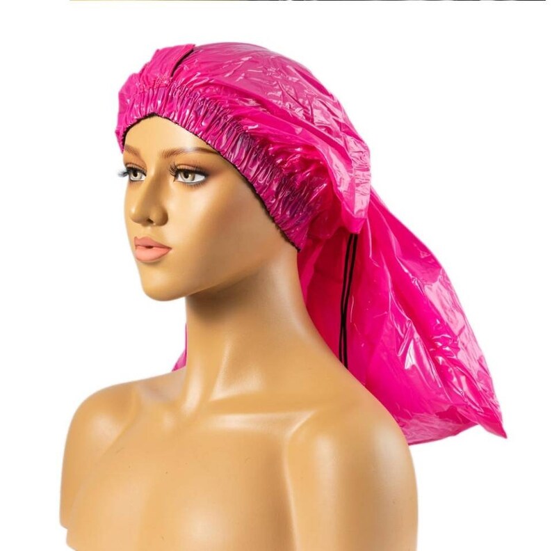 Long Adjustable Braids Waterproof Shower Cap Jumbo Long Waterproof