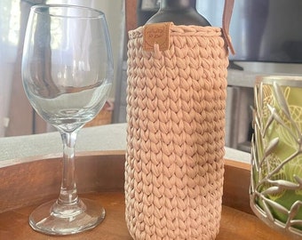 Crochet pattern wine tote, Wine holder crochet pattern, Wine Bottle Carrier crochet pattern, Wine Bag Crochet Pattern, handmade gift DIY