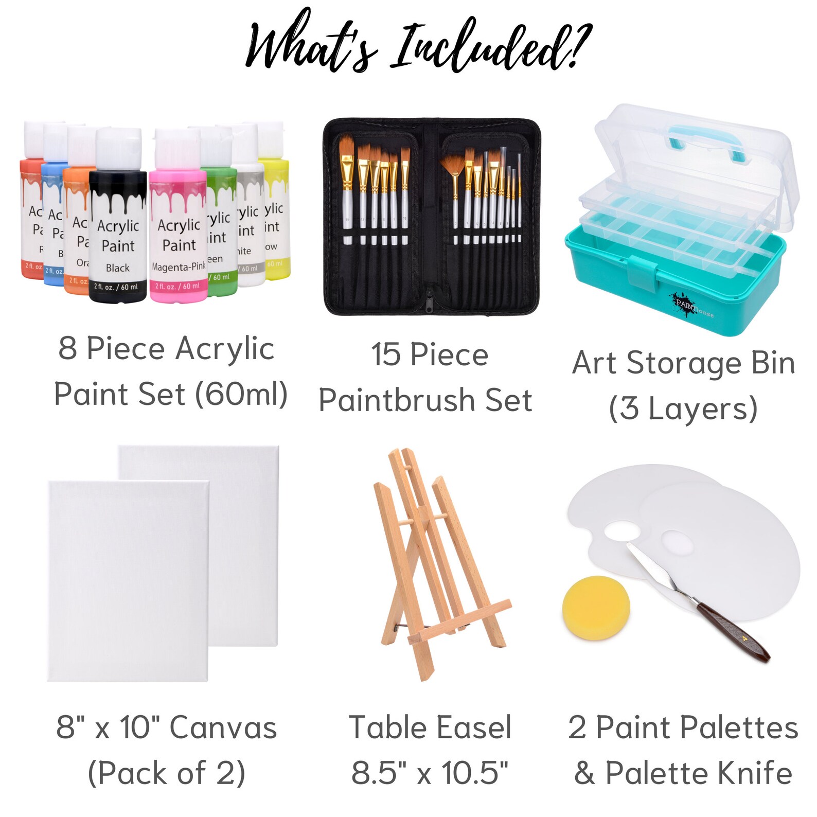 Art Kits for Kids 30Piece Complete Acrylic Paint Kit For Etsy