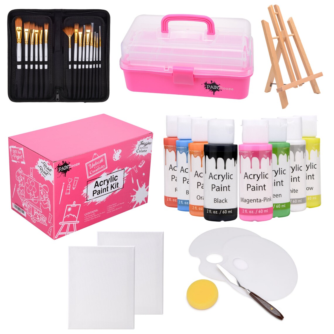 Art Kits for Kids 30Piece Complete Acrylic Paint Kit For Etsy