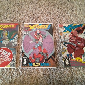 X-Force #1-3. Original comics. All comics are in great condition.