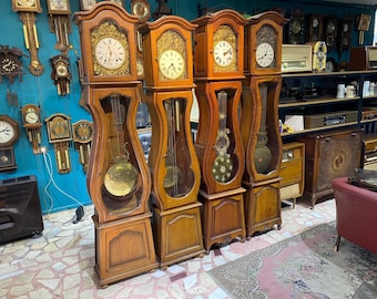 Antique French and English Grandfather Clocks | Key Wind and Weight-Driven Models | 220 cm Tall | Custom Orders Available