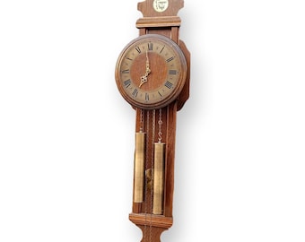 Reloj de pared Tempus Fugit antiguo Década de 1960 Hecho en