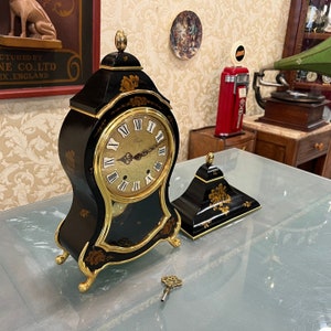 Collectible Antique Eluxa Wall Clock with Stand - Perfect Condition, Fully Functional