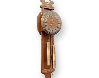Reloj de pared Tempus Fugit antiguo Década de 1960 Hecho en