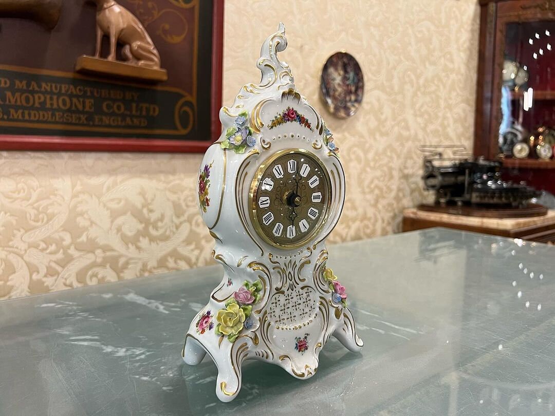 イタリア カポディモンテ 置時計 Capodimonte Clock - Etsy