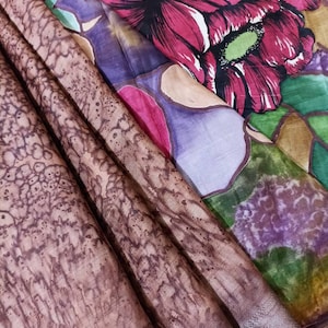 Vintage Silk Sari Women Wear 100% Pure Silk Sari Fabric 5 Yard Silk Fabric Silk Saree