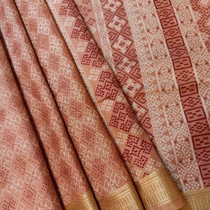 Vintage Silk Sari Women Wear 100% Pure Silk Sari Fabric 5 Yard Silk Fabric Silk Saree