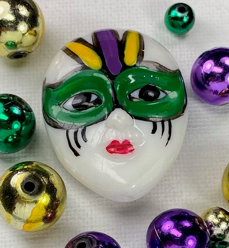painted mardi gras ladder