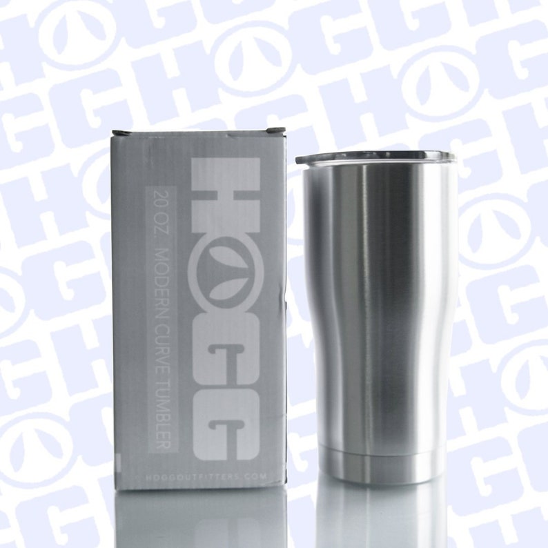 Custom 20oz Modern Curve Hogg Brand Tumbler Etsy