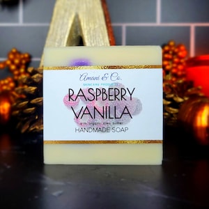 Raspberry Vanilla  Shea Butter Soap | Handmade Bar Soap | Natural Bar Soap | Self Care | Self Care Gift  | Mothers Day