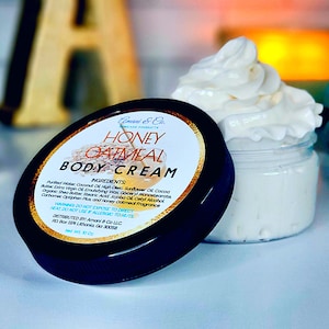 Honey Oatmeal Butter Cream | Whipped Body Butter | Organic Body Butter | Natural Skincare | Bath and Body | Moisturizer Cream  | Mothers Day