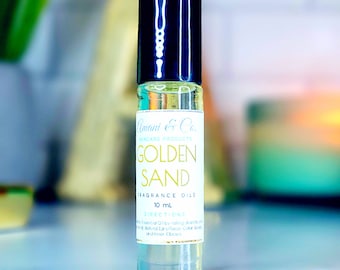 Golden Sand Body Oil Rollerball: Warm Amber Scent