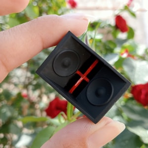 Mini Scoop 215 Stampa 3D Sistema audio Free Party Rave Sub Tekno Music Speaker Woofer Sound Miniature