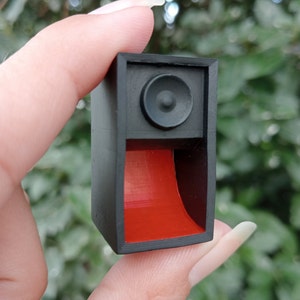 Scoop Bin Stampa 3D Sistema audio Free Party Rave Sub Tekno Musica Altoparlante Woofer Suono Miniatura Techno Dancehall Reggae