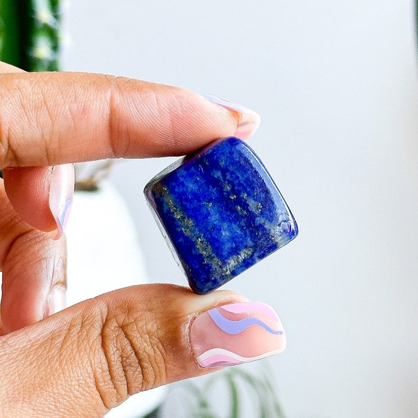 High Grade Lapis Lazuli Tumbles,  Stone of Awarness & Inner Truth, Tumbled Lapis Lazuli, Third Eye Stone, Lapis Lazuli, Crystal Tumbles