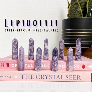Mini Lepidolite Point, Lepidolite,  Lepidolite Tower,  Lepidolite Points,  Lepidolite Crystal