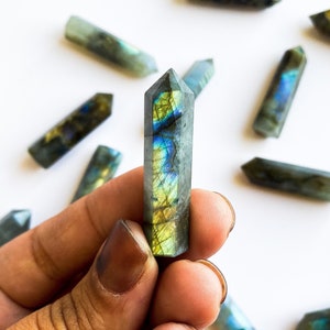 Mini Labradorite Tower, Stone of Transformation, Labradorite Points, Rainbow Labradorite Tower, Rainbow Labradorite, Labradorite