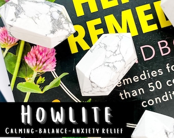 Double Terminated Howlite Point