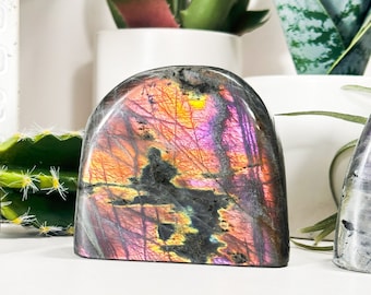 Sunset Labradorite Free Forms, Tucson Gem Show Find, Sunset Labradorite, Purple & Pink Labradorite, Labradorite Freeform, Labradorite