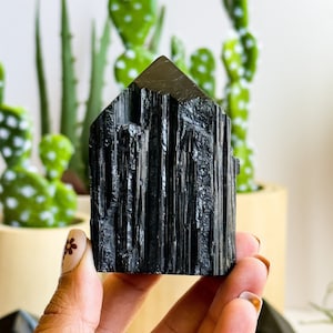 Raw Black Tourmaline Points, Top Polish Black Tourmaline, Black Tourmaline Points, Raw Black Tourmaline, Black Tourmaline
