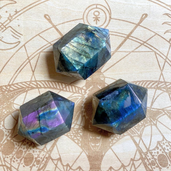 Flashy Double Terminated Labradorite Points, Labradorite Double Point,  Labradorite  Points. Double Terminated Labradorite