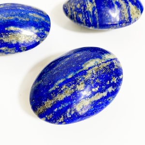 Lapis Lazuli Palm Stones, Stone of Truth, Lapis Lazuli Mediation Stone, Lapis Lazuli, Third Eye Crystal, Lapis Lazuli Palmstone