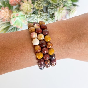 Mookaite Jasper Armband, Steen van Vitaliteit & Leeftijd, Mookaite Jasper Armband, Mookaite Sieraden, Mookaite Jasper