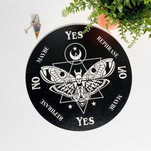 Pendulum Board, Wooden Pendulum Board, Dowsing Pendulum Board, Divination Board, Pendulum Boards, Divination, Crystal Pendulum