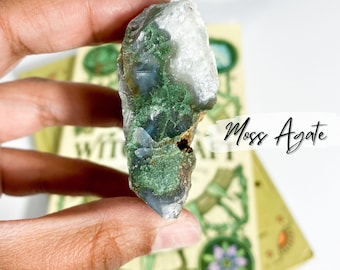 Super Earthy Raw Moss Agate, Rough Moss Agate, Raw Crystals, Natural Moss Agate, Moss Agate Specimens, High Grade Moss Agate, Moss Agate