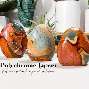 Polychrome Jasper Free Forms, Exuberance + Vitality ,Desert Jasper Free Forms, Polychrome Jasper, Crystal Forms, Polished Polychrome