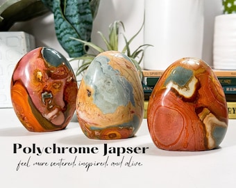 Polychrome Jasper Free Forms, Exuberance + Vitality ,Desert Jasper Free Forms, Polychrome Jasper, Crystal Forms, Polished Polychrome