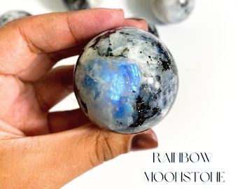 Rainbow Moonstone Sphere, ***NEW FLASHIER  LOT***, Dreaming + Astral Travel, Flashy  Moonstone Sphere, Rainbow Moonstone, Moonstone