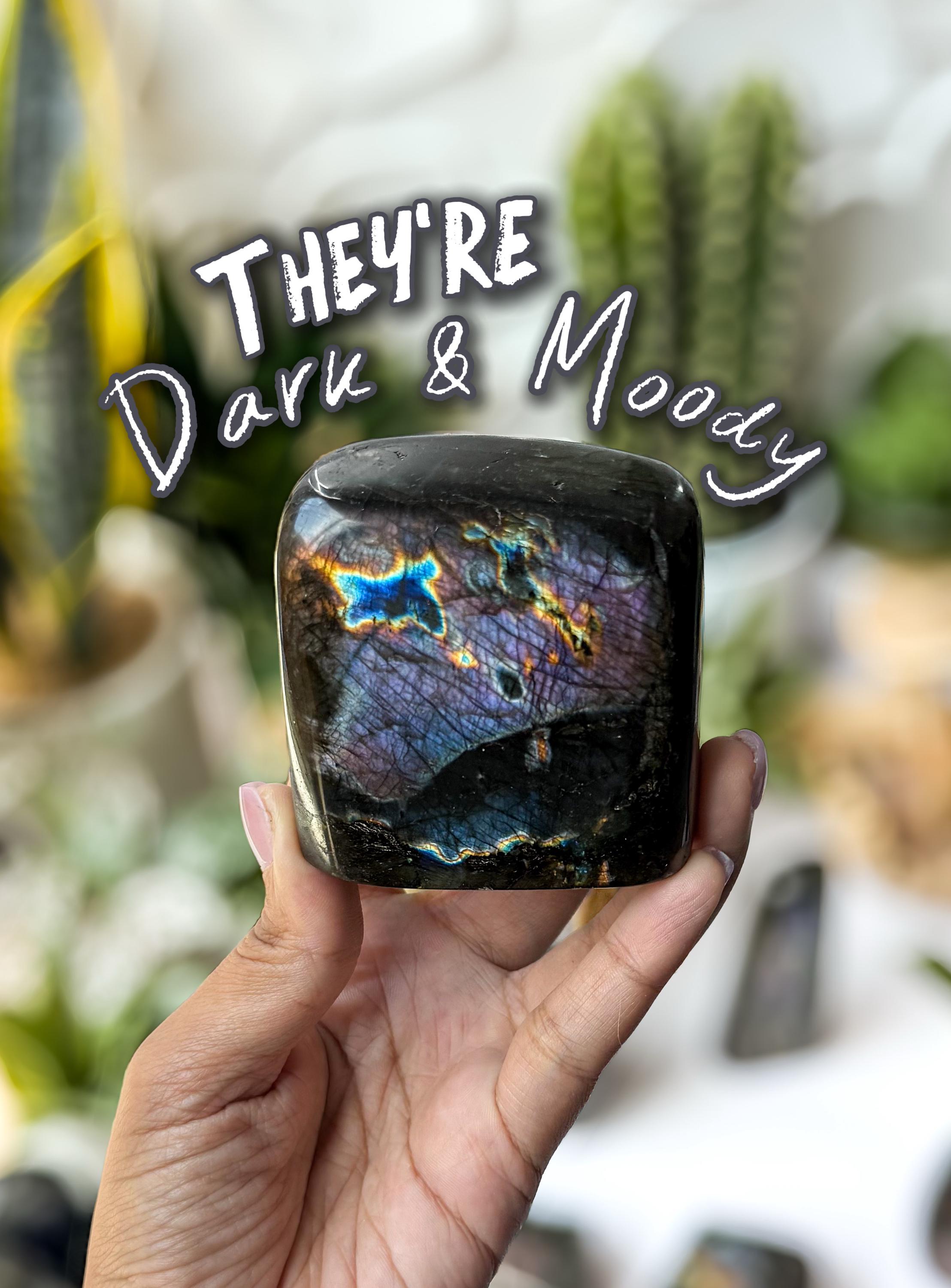 Black Labradorite Stone - Etsy