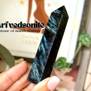 ArfvedsoniteTowers, Manifestation Crystal, Arfvedsonite Points, &quot;Astrophyllite&quot; Tower, Arfvedsonite, &quot;Astrophyllite&quot; Points
