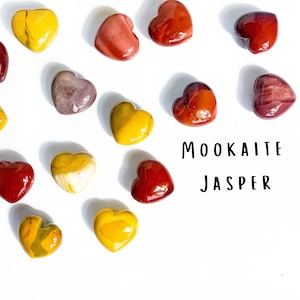 Mini Mookaite Jasper Hearts, Mookaite Jasper Hearts, Mookaite Crystal, Crystal Hearts