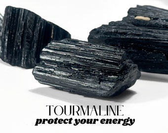 XL Raw Black Tourmaline