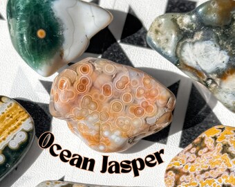 8番目の鉱脈オーシャンジャスパータンブル - Etsy 日本
