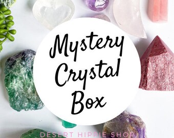 Crystal Mystery Box , Mystery Grab Bag, Crystal Box, Crystal Mystery Bag , Crystal Set,  Mystery Box