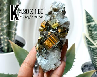 レインボーパイライトクラスター – コレクション、エネルギーワーク