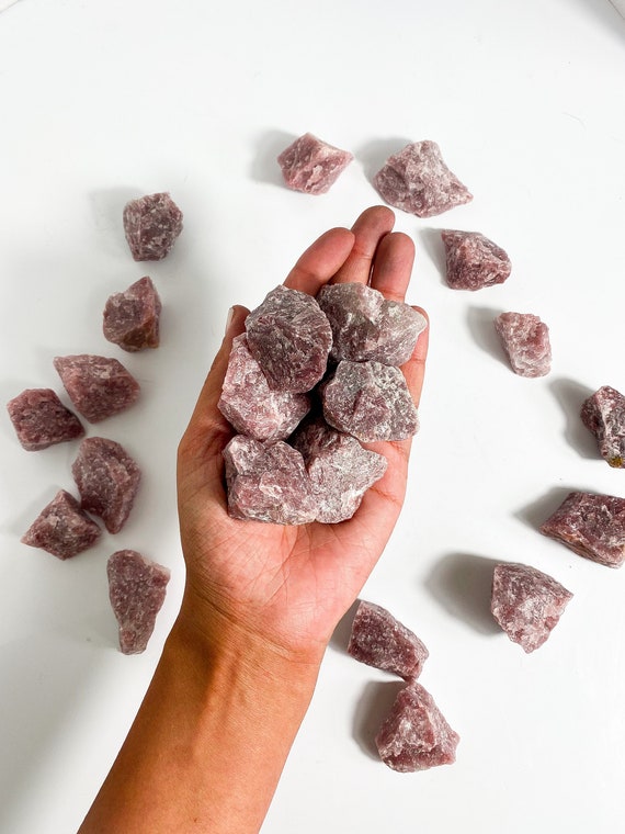 ピンククォーツァイト原石：原石 - Etsy 日本