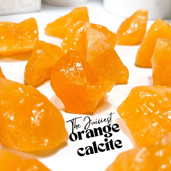JUICIEST Orange Calcite, Energize + Cleanse, Raw Orange Calcite, Rough Orange Calcite, Sacral Chakra, Orange Calcite,